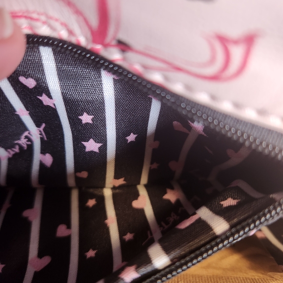 Betsey Johnson Luv Betsey Pink Bows Cherries Heart Shoulder/Crossbody Handbag - Picture 8 of 9